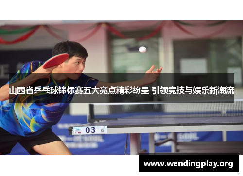 山西省乒乓球锦标赛五大亮点精彩纷呈 引领竞技与娱乐新潮流